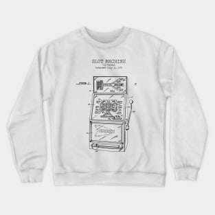 SLOT MACHINE patent Crewneck Sweatshirt